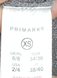 Primark Women’s Grey High Neck Fit & Flare Knit Dress XS