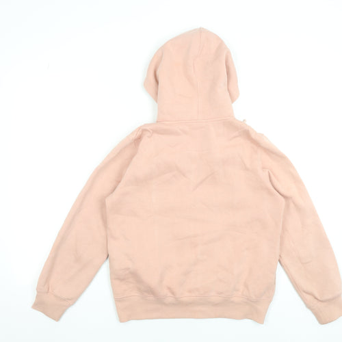 Madame Women Pink Full Zip Hoodie Medium Super Premium Fleece