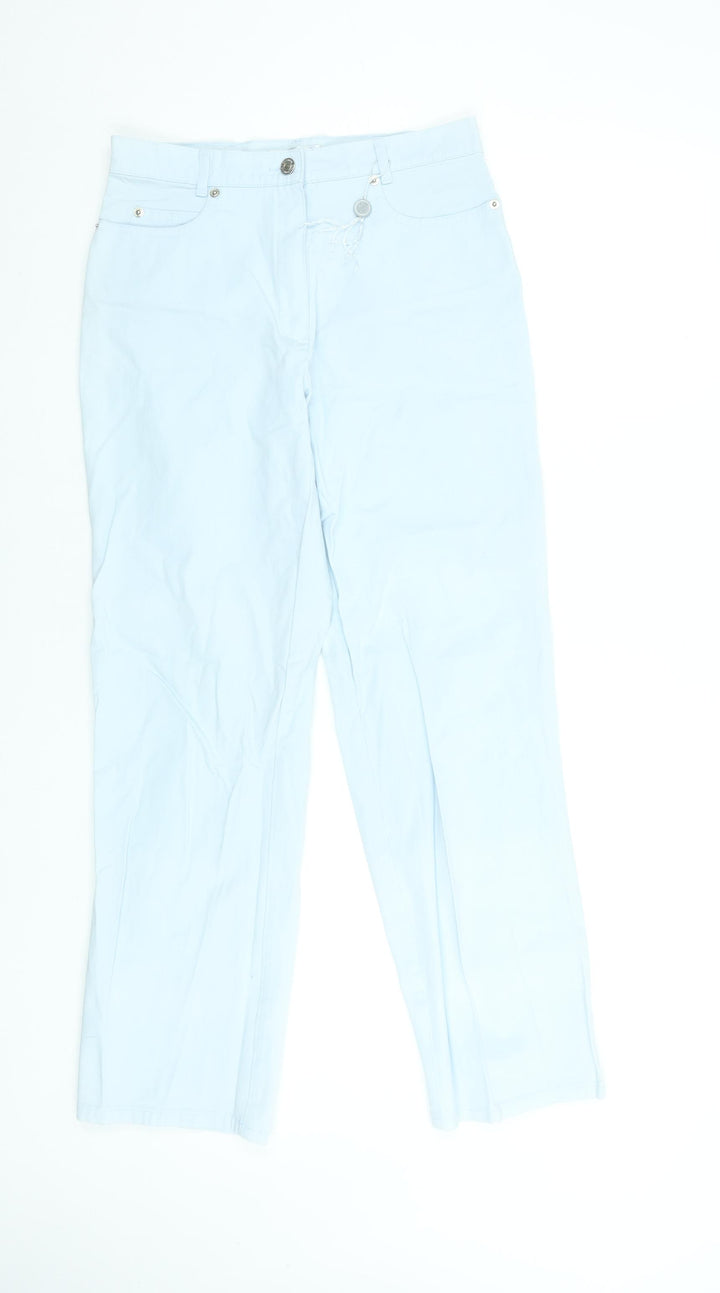 Lady Augusta Women's Blue Straight Stretch Jeans Size 14