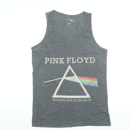 Pink Floyd Men's Grey Sleeveless Band T-Shirt Size S