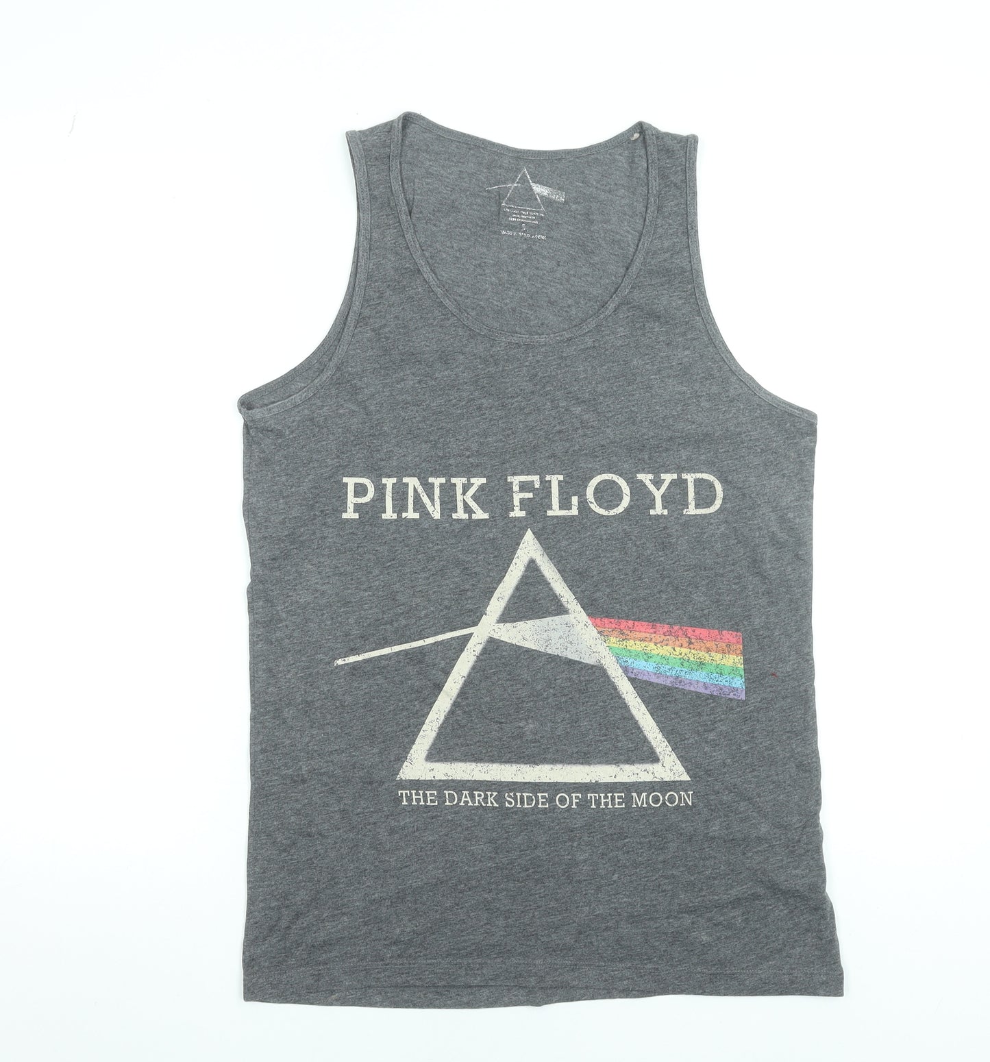 Pink Floyd Men's Grey Sleeveless Band T-Shirt Size S