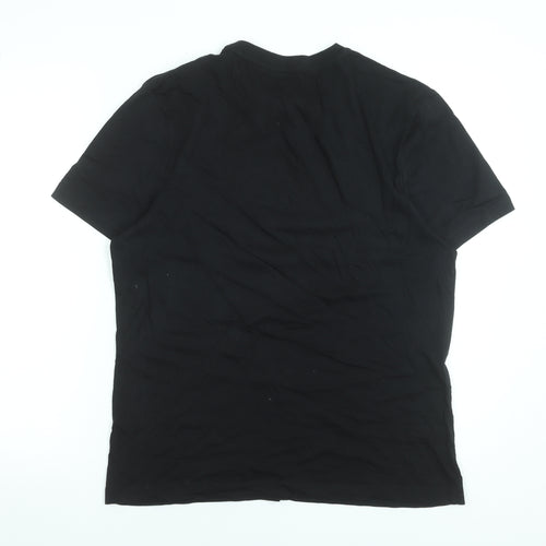 Marvel Men's Black Crew Neck Short Sleeve Graphic T-Shirt Size L
