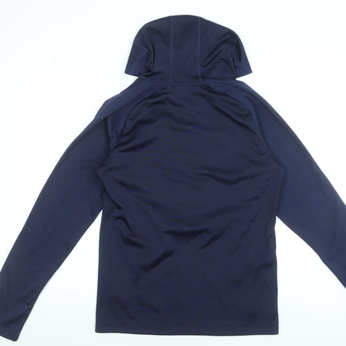 Puma Men's Blue Pullover Hoodie Size S Lightweight Sportswear