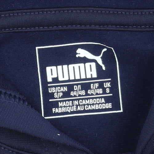 Puma Men's Blue Pullover Hoodie Size S Lightweight Sportswear