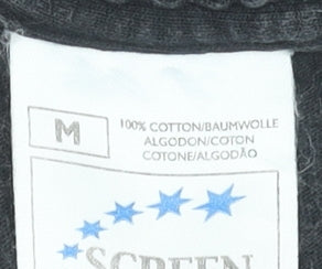 Screen Stars Women Black Westlife 2001 Tour T-Shirt M Vintage Music