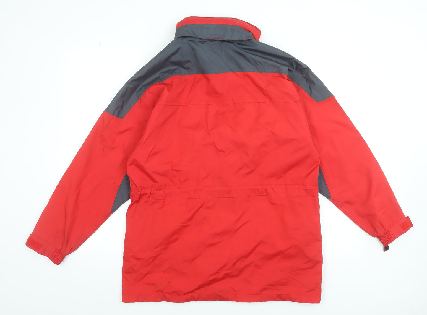 Regatta Womens Red Waterproof Rain Coat Jacket Size 10 Outdoor Mid-Length