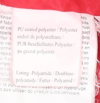 Regatta Womens Red Waterproof Rain Coat Jacket Size 10 Outdoor Mid-Length