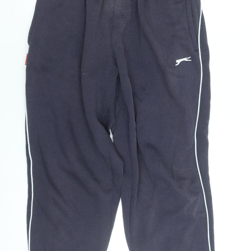 Slazenger Men Black L Fleece Sweatpants Joggers Casual Trousers
