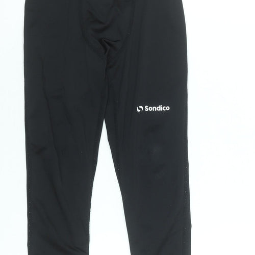 Sondico Girls Black Compression Leggings Size 5-6 Years Activewear