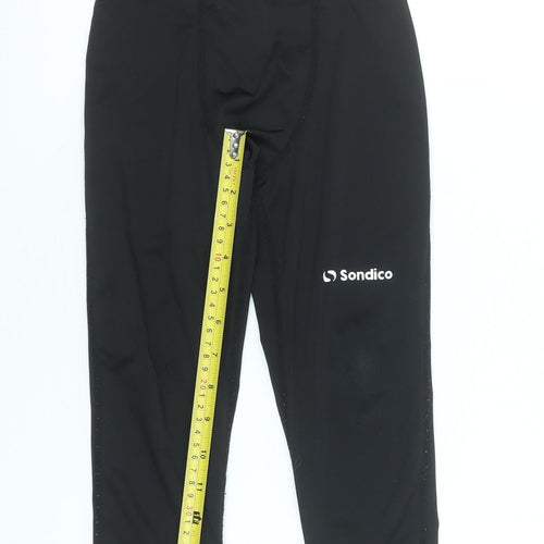 Sondico Girls Black Compression Leggings Size 5-6 Years Activewear