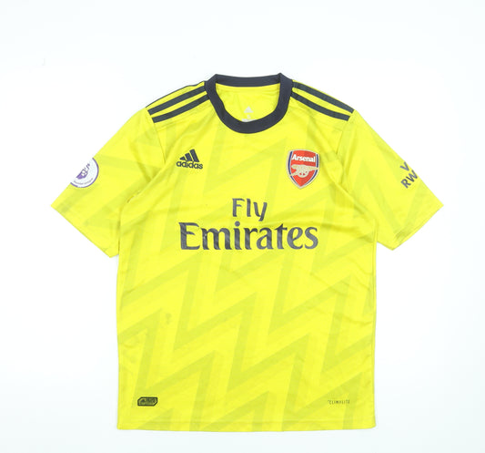 Adidas Men's Yellow Arsenal Football Jersey T-Shirt Size S