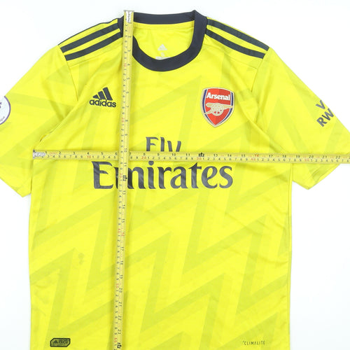 Adidas Men's Yellow Arsenal Football Jersey T-Shirt Size S