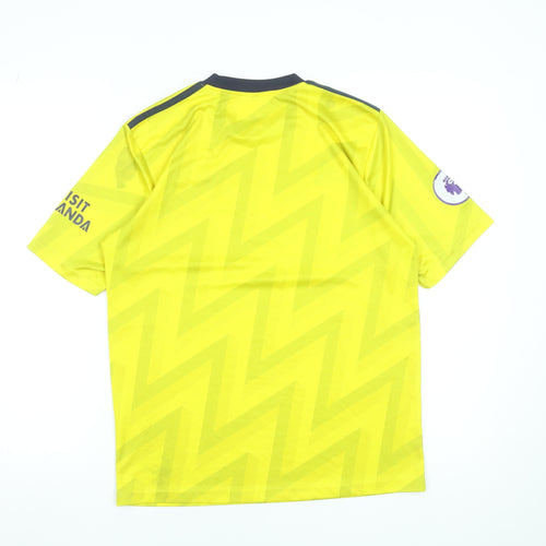 Adidas Men's Yellow Arsenal Football Jersey T-Shirt Size S