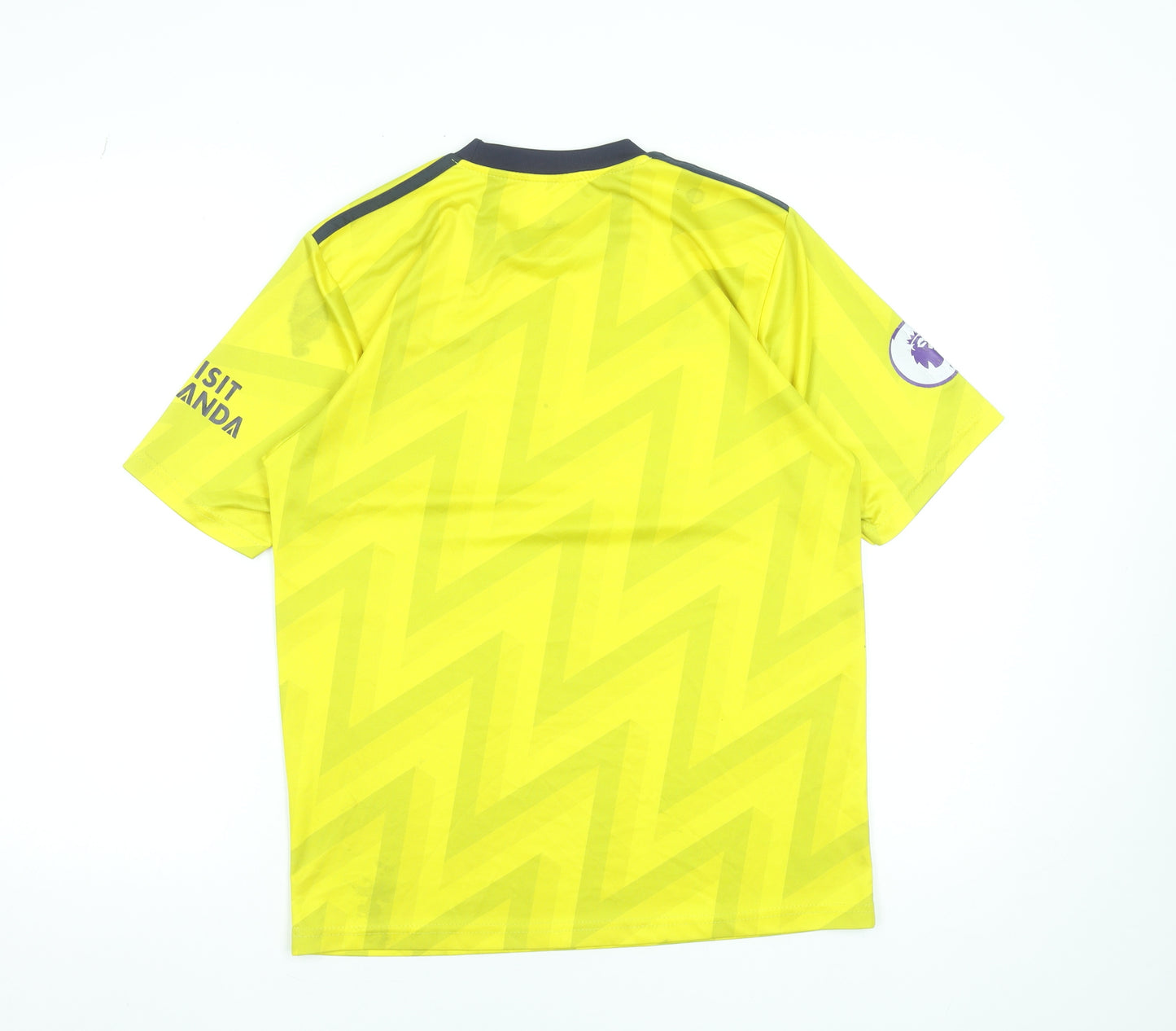 Adidas Men's Yellow Arsenal Football Jersey T-Shirt Size S