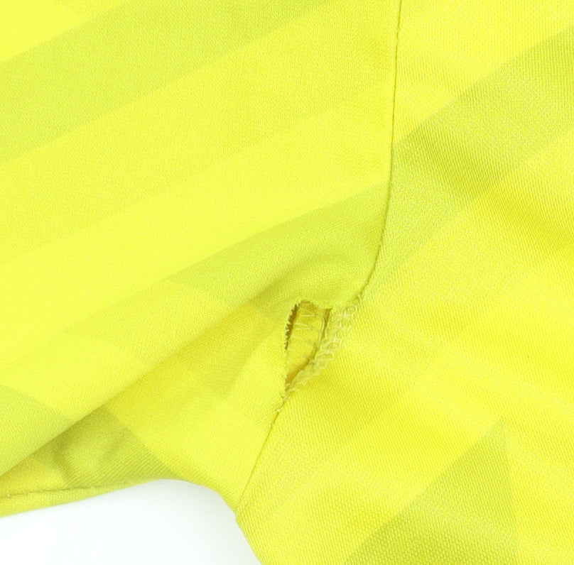 Adidas Men's Yellow Arsenal Football Jersey T-Shirt Size S