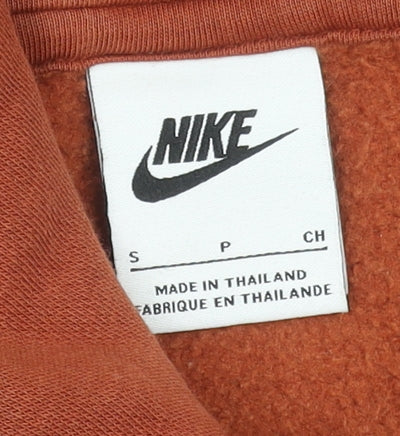 Nike Men’s Brown Pullover Hoodie Small Fleece Regular Fit