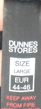 Dunnes Stores Women Black Large Fleece 1/2 Zip Pullover Sweatshirt