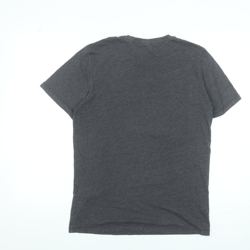 Jack & Jones Men’s Grey Graphic Logo Crew Neck T-Shirt Size M