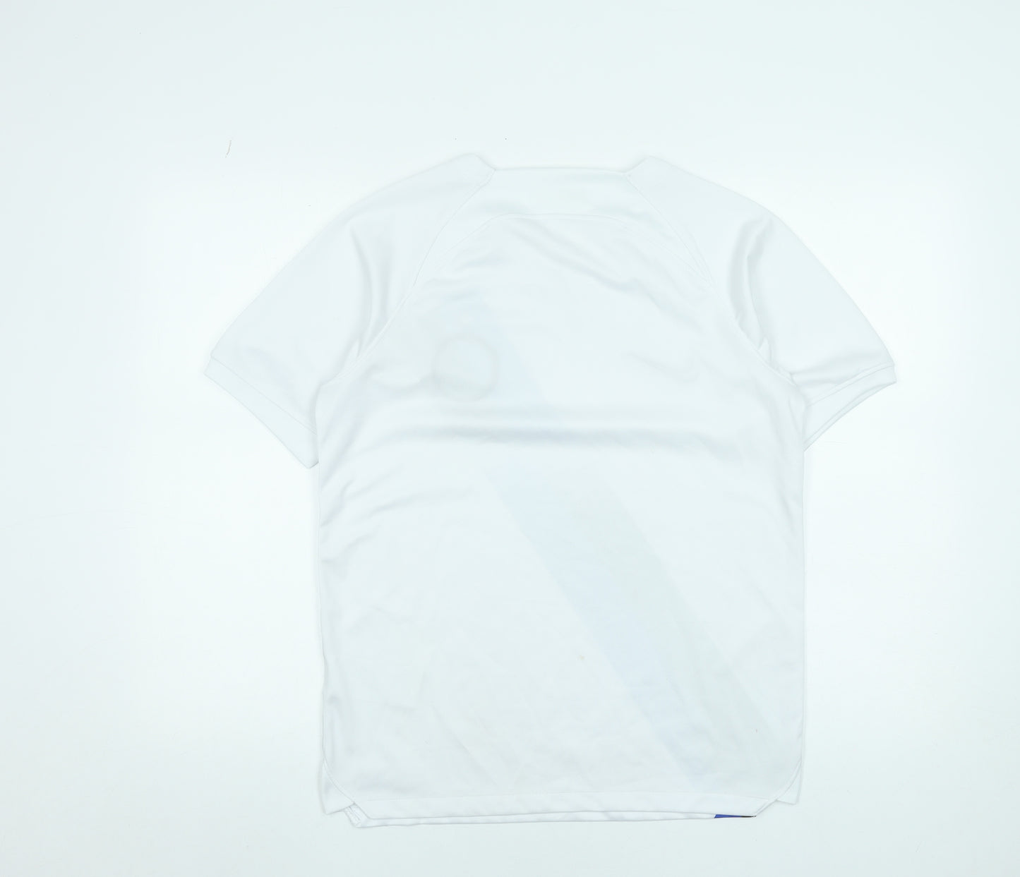 Nike Men’s White Football Jersey Athletic Dri-Fit T-Shirt Size S