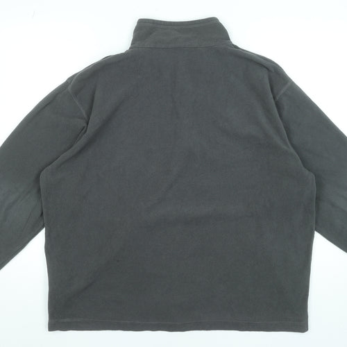 Regatta Mens Grey XL Fleece 1/4 Zip Pullover Sweatshirt