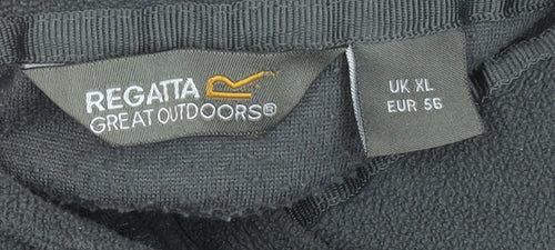 Regatta Mens Grey XL Fleece 1/4 Zip Pullover Sweatshirt