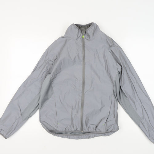 Spiro Men's Grey XS Windbreaker Lightweight Activewear Jacket