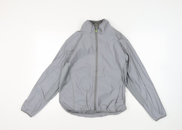 Spiro Men's Grey XS Windbreaker Lightweight Activewear Jacket
