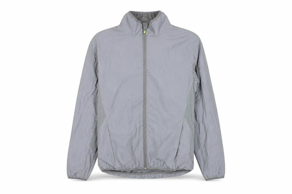 Front view of Spiro Men's Grey XS Windbreaker Lightweight Activewear Jacket