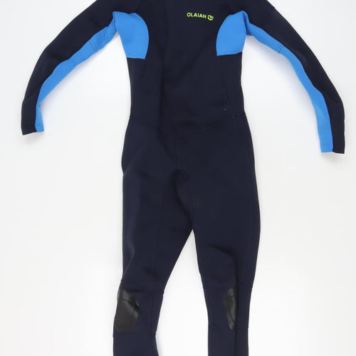 Olaian Boys Blue 14 Years Wetsuit Stretch Quick Dry UV Protection Surf Suit