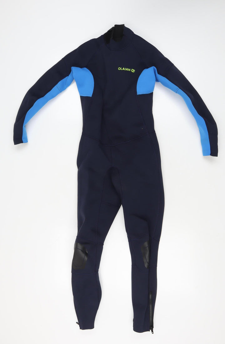 Olaian Boys Blue 14 Years Wetsuit Stretch Quick Dry UV Protection Surf Suit