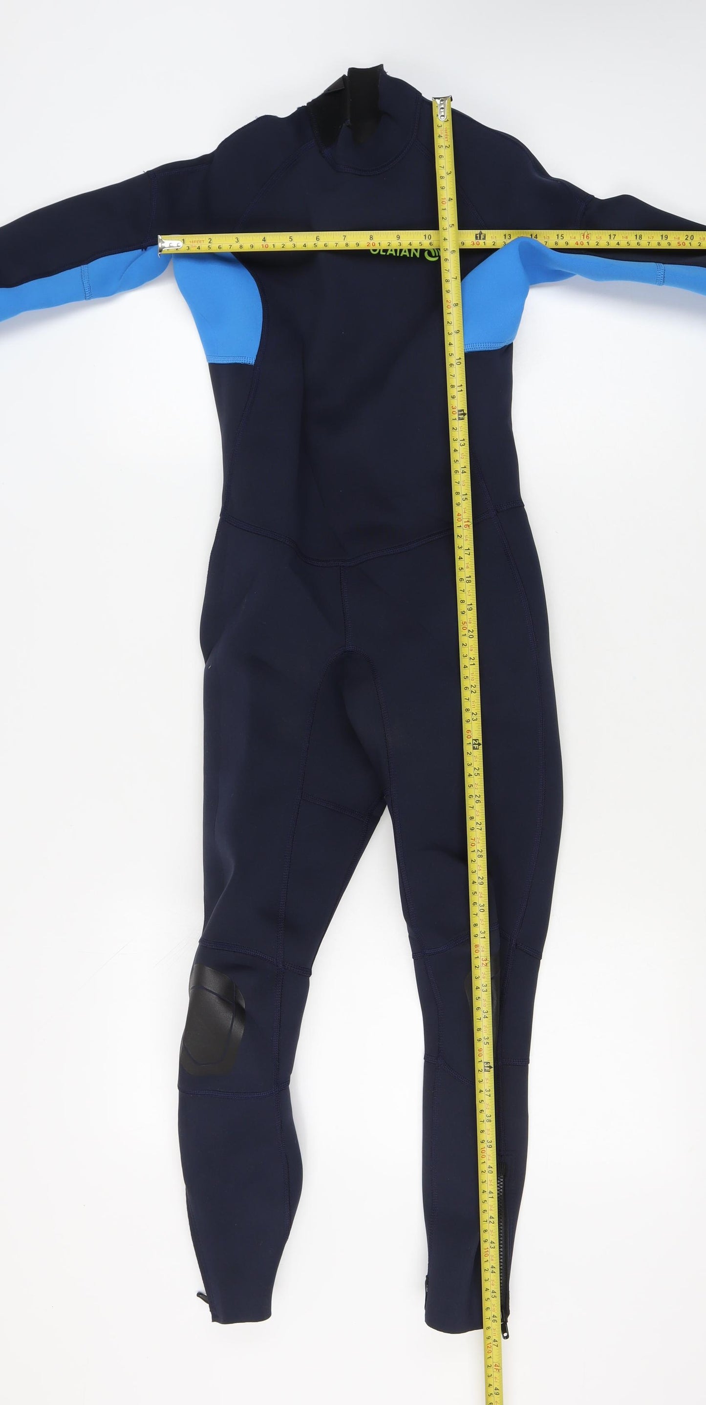 Olaian Boys Blue 14 Years Wetsuit Stretch Quick Dry UV Protection Surf Suit