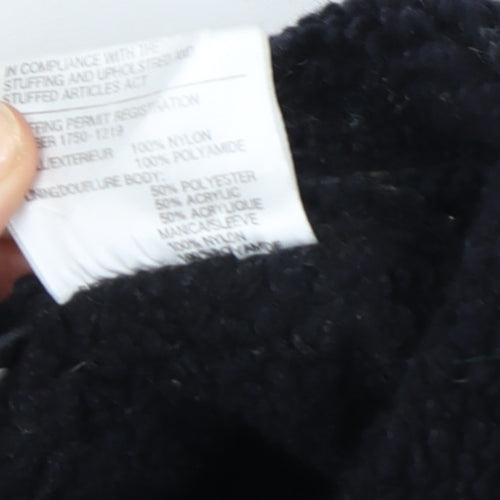 Diesel Womens Black Bomber Jacket Size S Nylon Lined Zip Casual