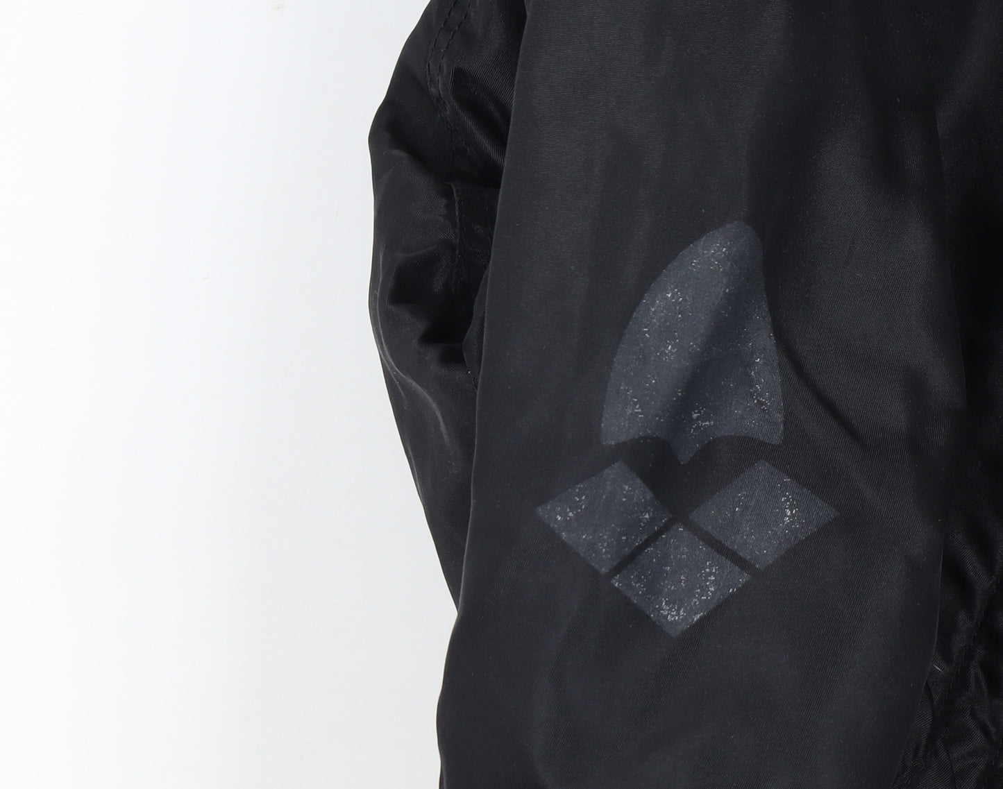 Diesel Womens Black Bomber Jacket Size S Nylon Lined Zip Casual