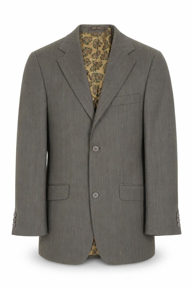 Ben Sherman Men's Brown Wool Blend Two Button Blazer Jacket 36