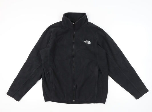 The North Face Men's Black Fleece Full Zip Outdoor Jacket