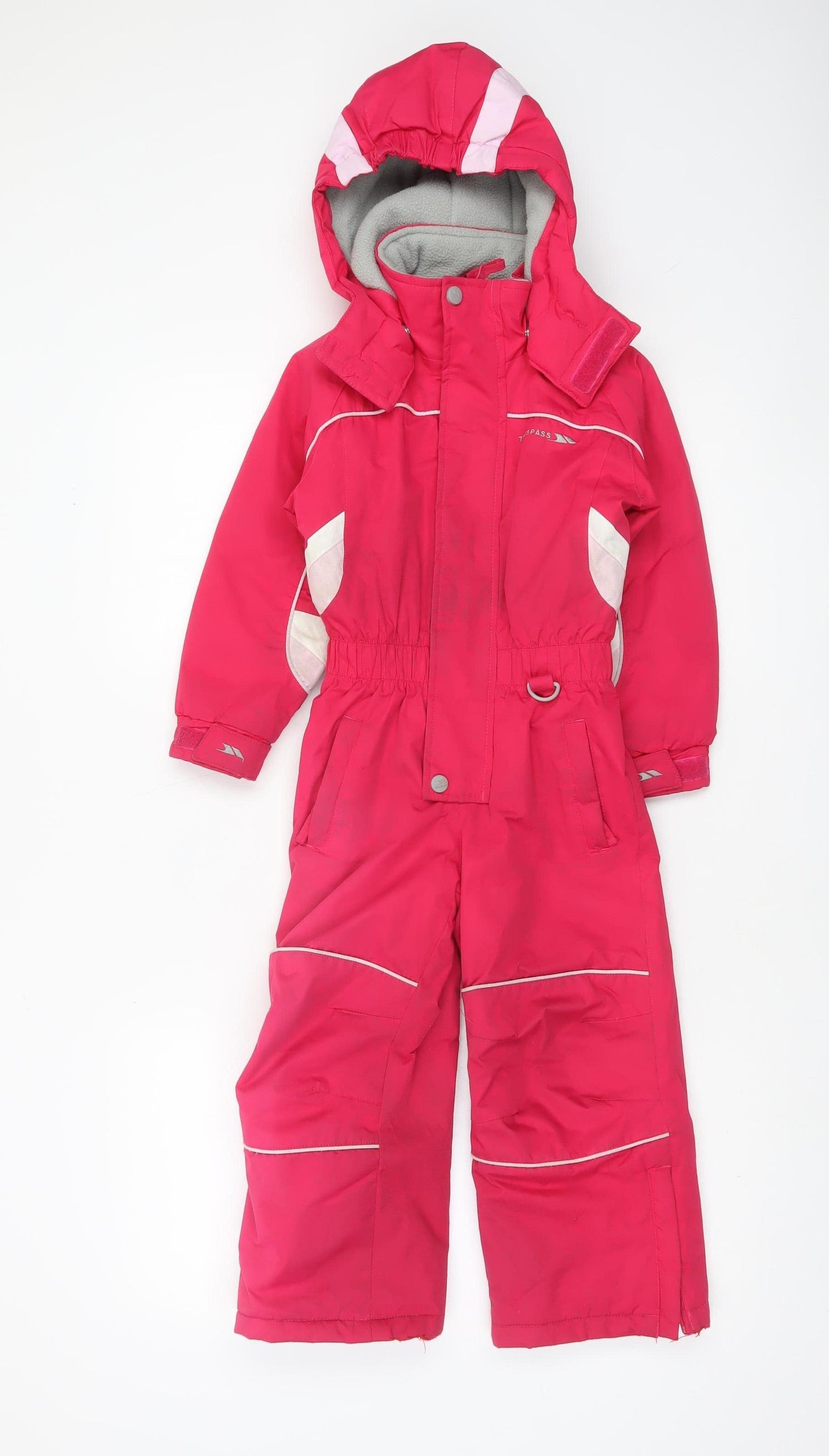 Trespass Girls Pink Waterproof Hooded Ski Snowsuit 2-3 Years Winter Outdoor