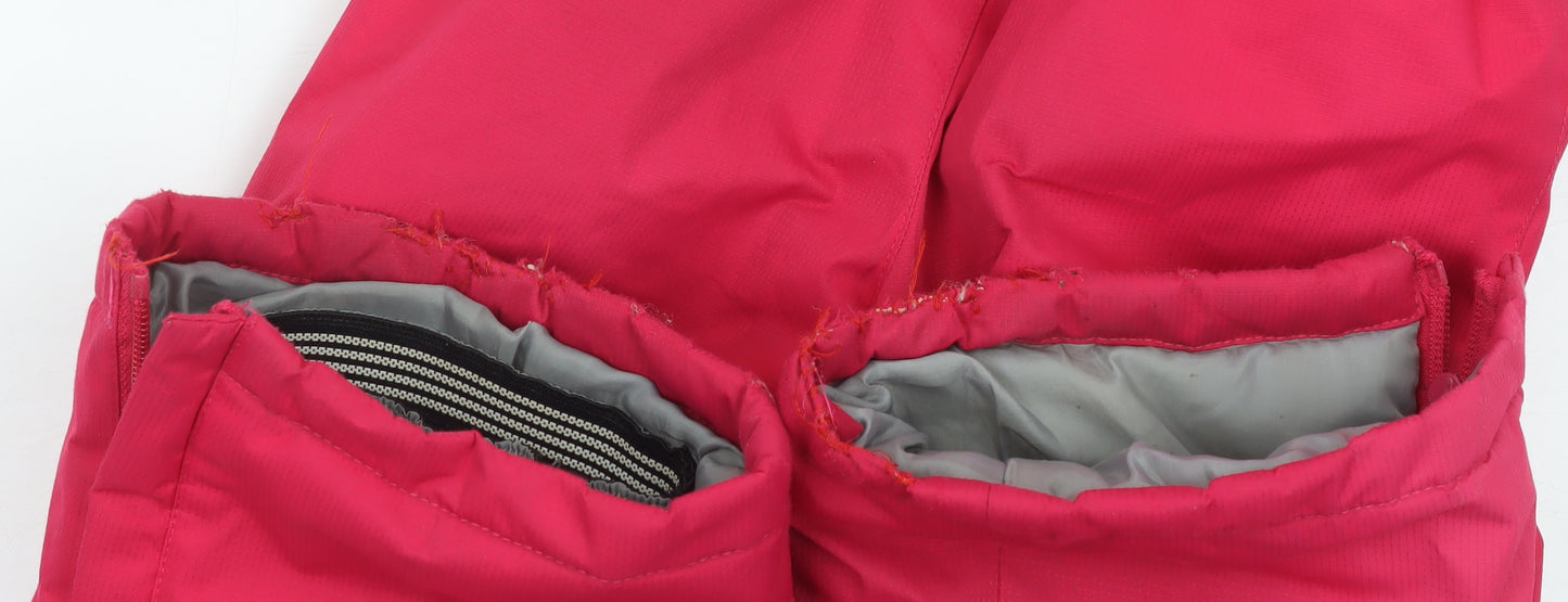 Trespass Girls Pink Waterproof Hooded Ski Snowsuit 2-3 Years Winter Outdoor