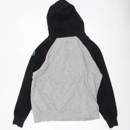 Traditional Crafts ZSL Men's Grey Black Tiger Pullover Hoodie S