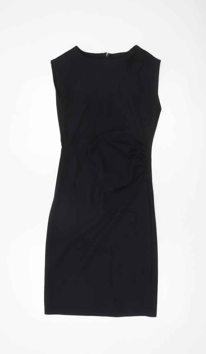 Vero Moda Womens Black XS Sleeveless Sheath Knee Length Dress