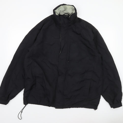 EASY Men’s Black L Lightweight Windbreaker Jacket Size L