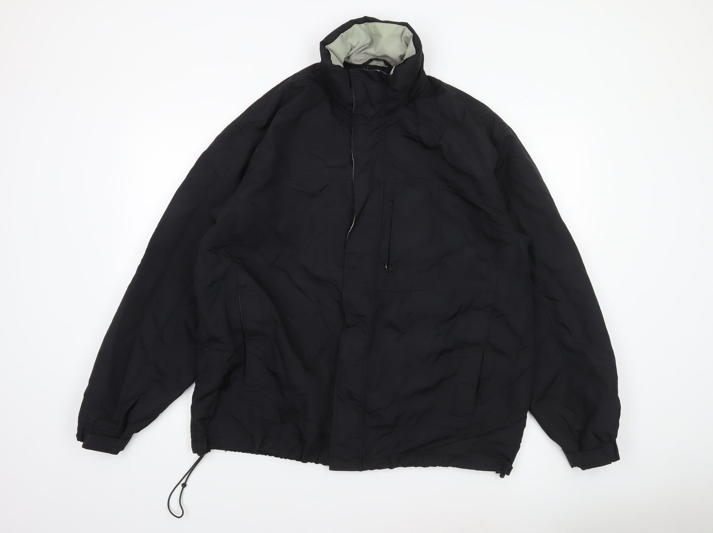 EASY Men’s Black L Lightweight Windbreaker Jacket Size L