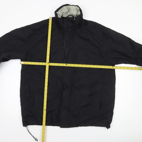 EASY Men’s Black L Lightweight Windbreaker Jacket Size L