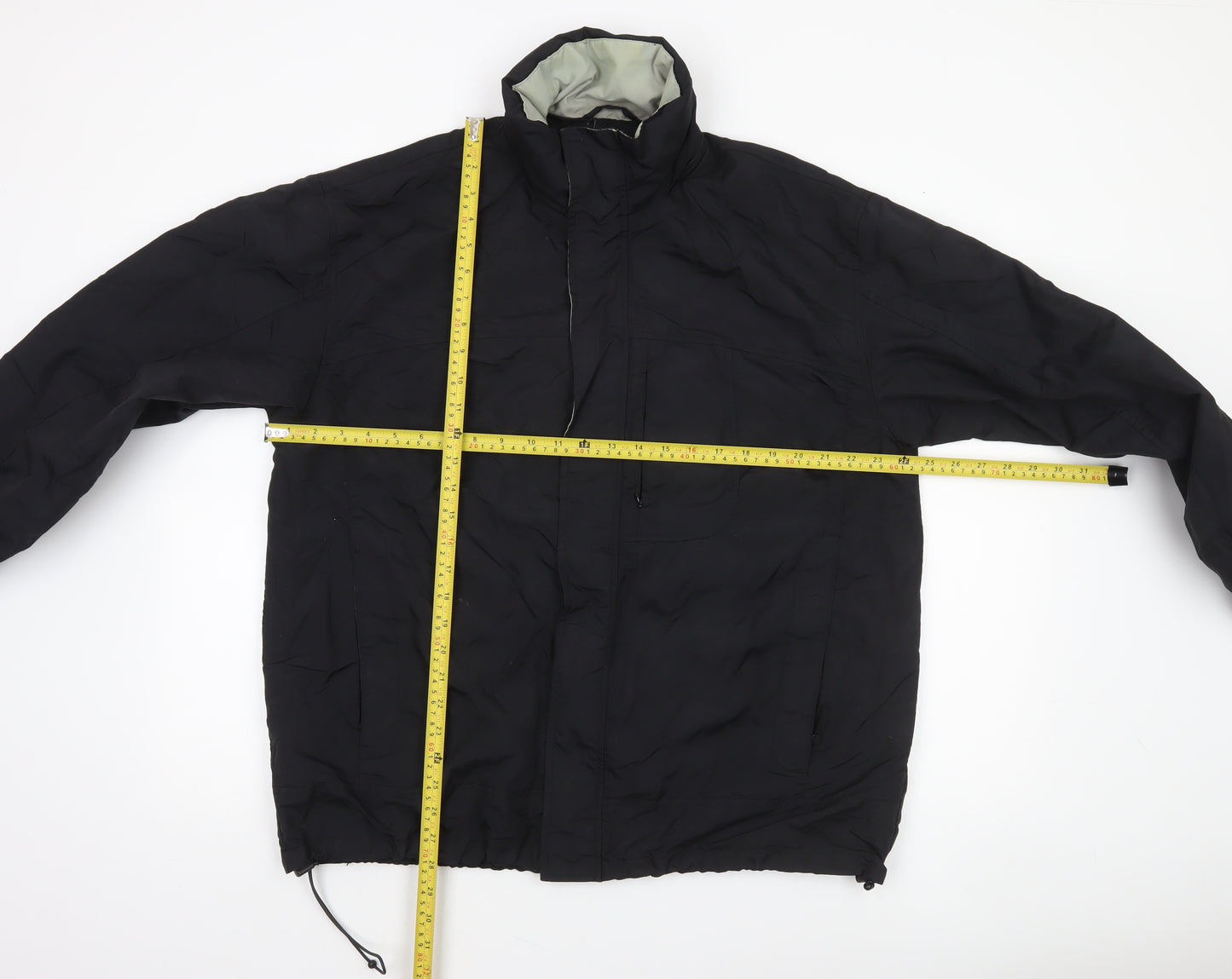 EASY Men’s Black L Lightweight Windbreaker Jacket Size L