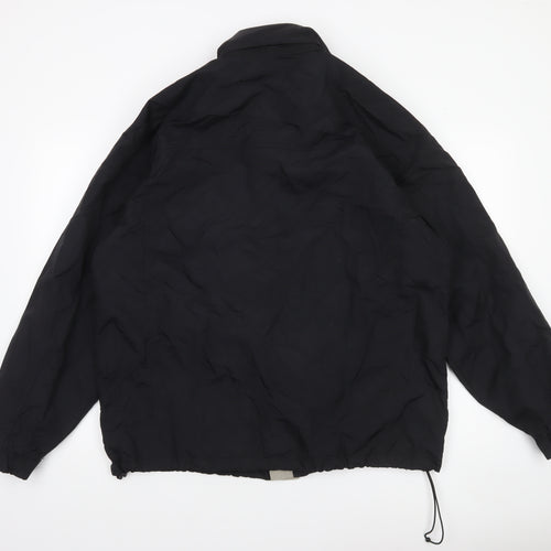 EASY Men’s Black L Lightweight Windbreaker Jacket Size L