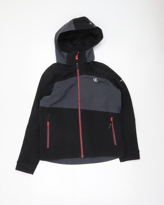 Dare 2B Boys Black Waterproof Softshell Rain Jacket 11-12 Years