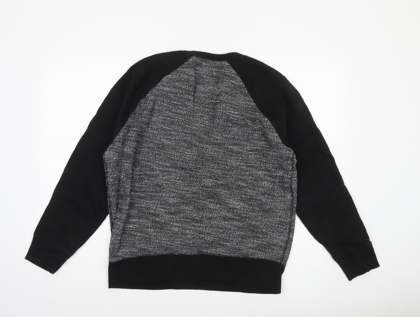GAP Men’s Black Long Sleeve Crew Neck Pullover Sweatshirt Size L