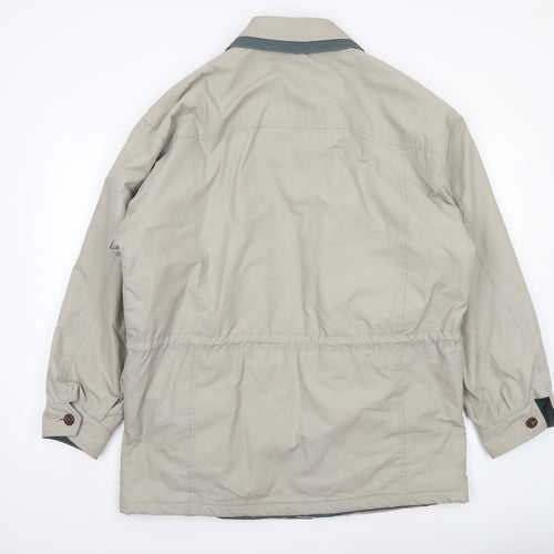 Dannimac Men's Beige Mid-Length Lined Jacket M