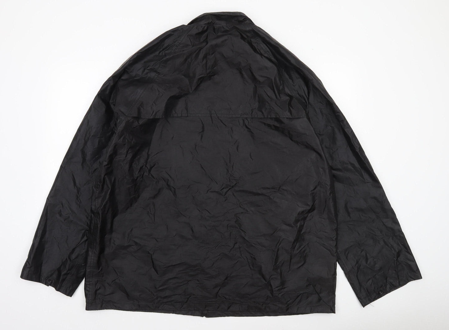 Mil-Tec Men's Black XL Waterproof Windproof Outdoor Rain Jacket