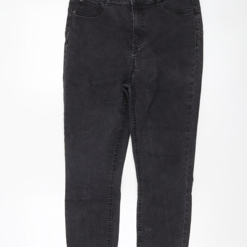 Denim Co Women’s Black Skinny Jeans Size 16 Stretch Denim