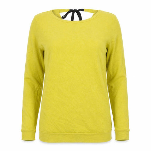 River Island Women's Yellow Wrap V-Neck Jumper Size 6 Lightweight Knit